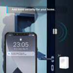TP-Link Tapo T110 Smart Contact Sensor, Wireless, Door/Window, 922 MHz, White