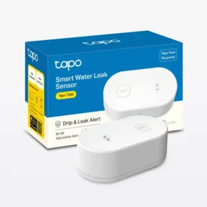 TP-Link Tapo T300 Smart Water Leak Sensor with 90 dB Alarm, Wireless, Wi-Fi, IP67, Indoor Only
