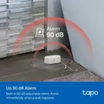 TP-Link Tapo T300 Smart Water Leak Sensor with 90 dB Alarm, Wireless, Wi-Fi, IP67, Indoor Only