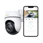 TP-Link Tapo TC43 V2 Spherical IP Security Camera 5MP 3K 30fps Wi-Fi 6 IP66 Black & White