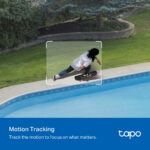 TP-Link Tapo TC43 V2 Spherical IP Security Camera 5MP 3K 30fps Wi-Fi 6 IP66 Black & White