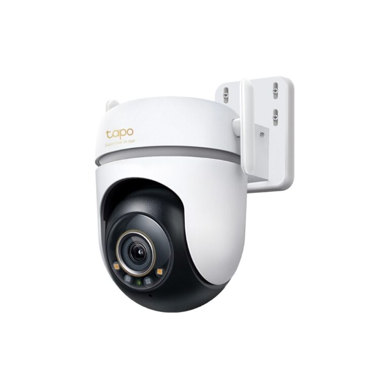 TP-Link Tapo TC43 V2 Spherical IP Security Camera 5MP 3K 30fps Wi-Fi 6 IP66 Black & White
