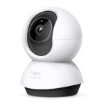 TP-Link Tapo TC74 Bulb IP Security Camera 5MP 2880x1620 Wireless Indoor Pan/Tilt Black/White