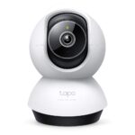 TP-Link Tapo TC74 Bulb IP Security Camera 5MP 2880x1620 Wireless Indoor Pan/Tilt Black/White