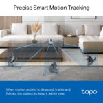 TP-Link Tapo TC74 Bulb IP Security Camera 5MP 2880x1620 Wireless Indoor Pan/Tilt Black/White