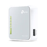 TP-Link TL-MR3020 Portable 4G Wireless N Router Single-band 2.4 GHz Fast Ethernet Silver, White