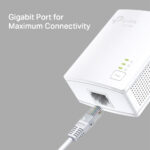 TP-Link TL-PA7017 KIT AV1000 Gigabit Powerline Network Adapter Kit - White, 2 Pack