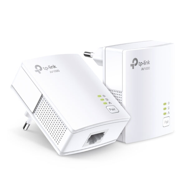TP-Link TL-PA7017 KIT AV1000 Gigabit Powerline Network Adapter Kit - White, 2 Pack