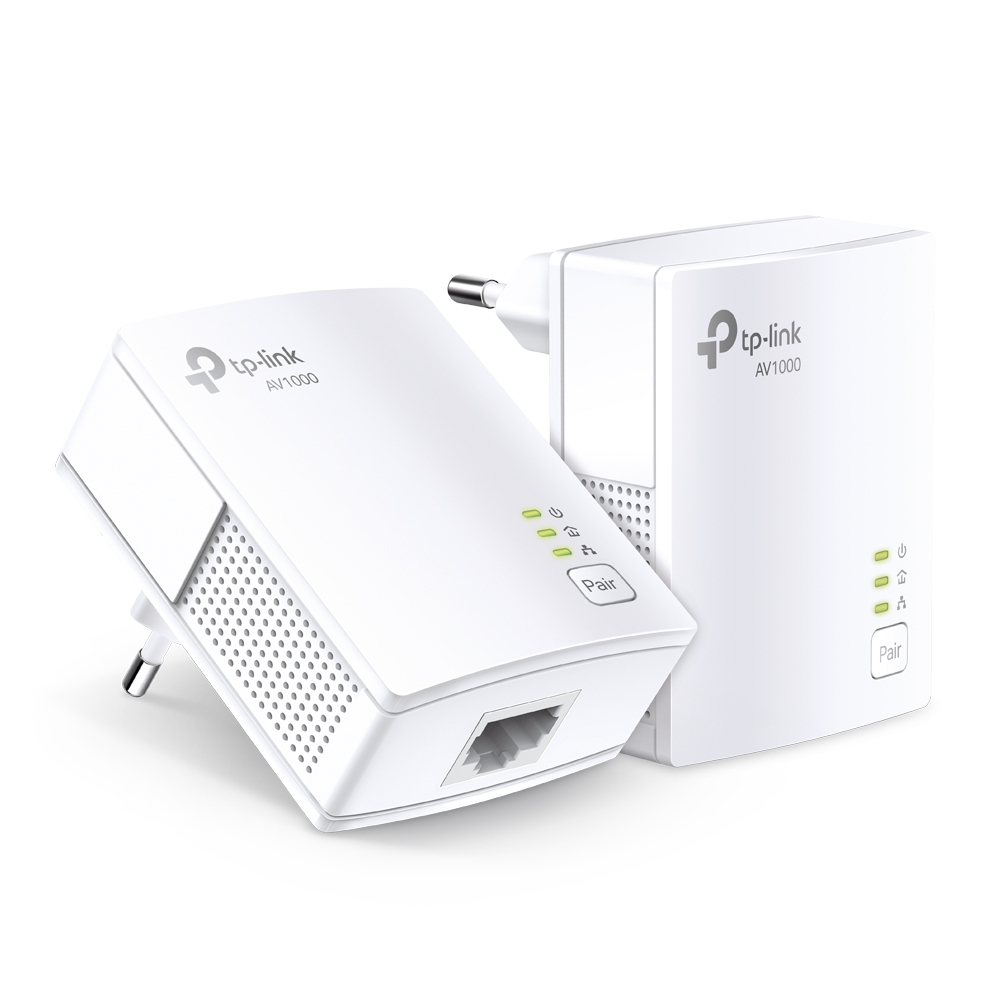 TP-Link TL-PA7017 KIT AV1000 Gigabit Powerline Network Adapter Kit - White, 2 Pack TP-Link TL-PA7017 KIT AV1000 Gigabit Powerline Network Adapter Kit - White, 2 Pack