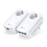 TP-Link TL-PA8033P KIT PowerLine Network Adapter 1300 Mbit/s Gigabit Ethernet 3 Ports White 2-Pack