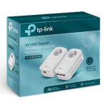 TP-Link TL-PA8033P KIT PowerLine Network Adapter 1300 Mbit/s Gigabit Ethernet 3 Ports White 2-Pack