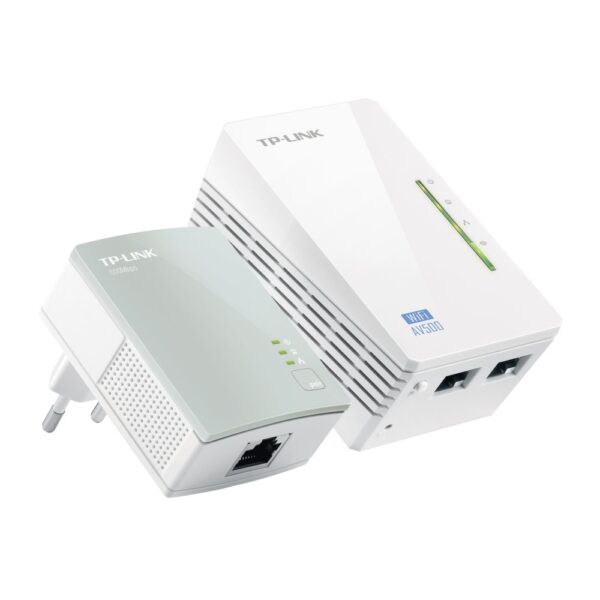 TP-Link TL-WPA4220 KIT PowerLine Network Adapter Wi-Fi 4 300 Mbit/s 2 Fast Ethernet Ports White