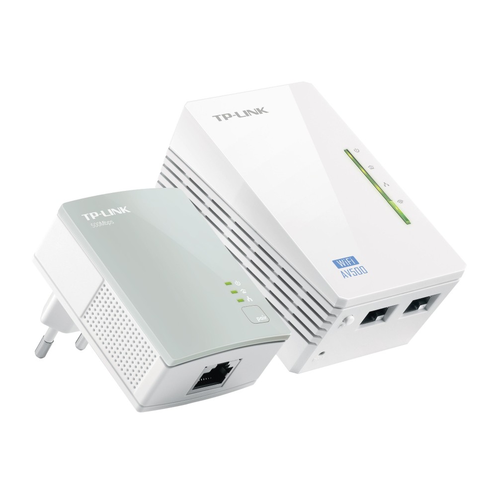 TP-Link TL-WPA4220 KIT PowerLine Network Adapter Wi-Fi 4 300 Mbit/s 2 Fast Ethernet Ports White TP-Link TL-WPA4220 KIT PowerLine Network Adapter Wi-Fi 4 300 Mbit/s 2 Fast Ethernet Ports White