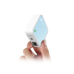 TP-Link TL-WR802N N300 Wireless Portable Router Single-band 2.4 GHz Fast Ethernet Blue/White