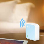 TP-Link TL-WR802N N300 Wireless Portable Router Single-band 2.4 GHz Fast Ethernet Blue/White