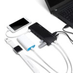 TP-Link UH720 9-Port USB 3.2 Gen 1 Hub 5000 Mbit/s with 2 Charging Ports Black