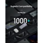 Ugreen 10000mAh Mini Power Bank Quick Charging 30W Grey USB-C and USB-A Ports