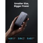 Ugreen 10000mAh Mini Power Bank Quick Charging 30W Grey USB-C and USB-A Ports