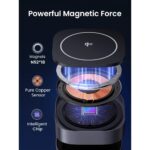 Ugreen 2-in-1 Qi2 Magnetic Foldable 15W Wireless Charging Station for iPhone, Headset, Smartwatch - Grey