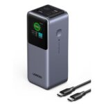 Ugreen 20000mAh Power Bank 130W USB-C Fast Charging for Laptop/Smartphone Grey