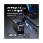 Ugreen 20000mAh Power Bank 130W USB-C Fast Charging for Laptop/Smartphone Grey