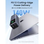 Ugreen 25000mAh 200W Fast Charging Powerbank Grey for Mobile Phone/Smartphone, Laptop/Netbook