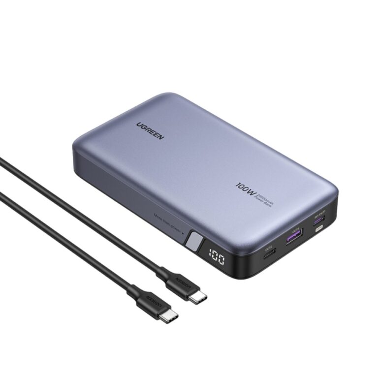 Ugreen 25188 20000mAh 65W USB-C Power Bank with Power Delivery 3.0 Grey