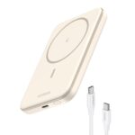 Ugreen 25207 Power Bank 5000 mAh Wireless Charging for iPhone 12-15 Series Black