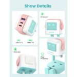 Ugreen 65W GaN USB-A + 2x USB-C Indoor Charger for Mobile, Laptop, Tablet, Watch