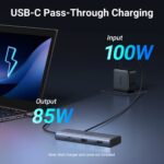 Ugreen 7-in-1 USB-C Hub Docking Station with 2 x HDMI 4K 60Hz and 100W Power Delivery Grey