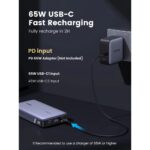 Ugreen 90597A Power Bank 25000 mAh, 140W Fast Charging, 3-Device Output, LED Display, Grey