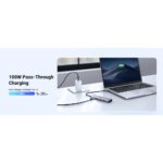 Ugreen CM511 USB-C 6-in-1 Hub - 3x USB-A 3.0, HDMI 4K, SD/TF Card Reader, Silver