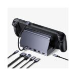 Ugreen CM800 6-in-1 USB-C Docking Station - 100W Power Delivery, Ethernet, Grey