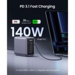 Ugreen Nexode 300W Universal GaN Fast Charger 4x USB-C 1x USB-A Indoor Black