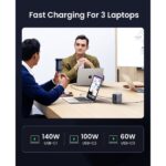 Ugreen Nexode 300W Universal GaN Fast Charger 4x USB-C 1x USB-A Indoor Black