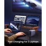 Ugreen Nexode 300W Universal GaN Fast Charger 4x USB-C 1x USB-A Indoor Black