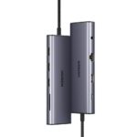 Ugreen Revodok USB-C 9-in-1 Hub, 4K HDMI, Gigabit Ethernet, 10 Gbps, USB 3.0, Card Reader, VGA