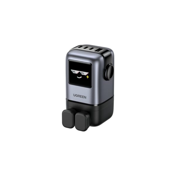 Ugreen UNO Universal 100W AC Auto Charger with 3x USB-C, 1x USB-A Port, Black
