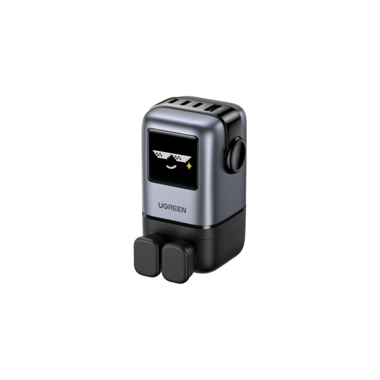 Ugreen UNO Universal 100W AC Auto Charger with 3x USB-C, 1x USB-A Port, Black