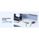 UGREEN USB-C Multiport Adapter 5-in-1 Hub with 100W PD, 3x USB-A 3.0, 4K HDMI Aluminium