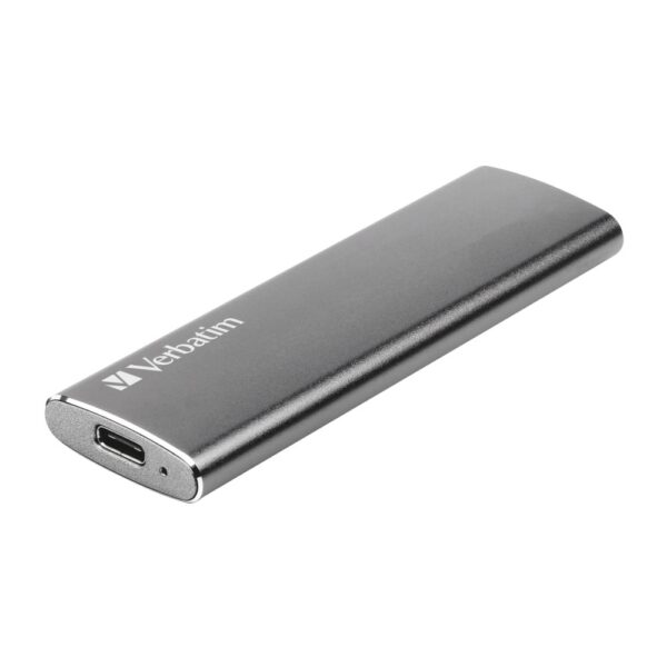 Verbatim Vx500 External SSD 2TB, 500MB/s Read, 440MB/s Write, USB 3.2 Gen 2 Type-C, Silver Aluminium
