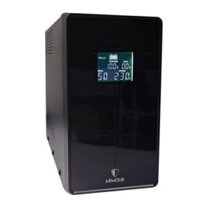 VIDA Armour 1200VA Line-Interactive UPS 1.2kVA 720W, 6 AC Outlets, Black
