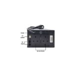 VIDA Armour 650VA Line-Interactive UPS - 390W, 0.65kVA, 2x UK Outlets, Surge Protection