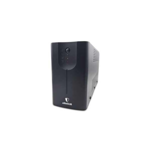 VIDA Armour 650VA Line-Interactive UPS - 390W, 0.65kVA, 2x UK Outlets, Surge Protection