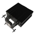 VIDA Boreas Black 220W TDP CPU Air Cooler, 12cm Fan, Multi-LED, AM5/LGA1700 Support