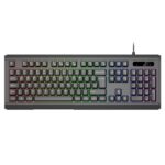 VIDA GAMER 4-in-1 Wired Gaming Keyboard Mouse Headset Mat Kit, RGB, UK English, Black