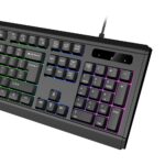 VIDA GAMER 4-in-1 Wired Gaming Keyboard Mouse Headset Mat Kit, RGB, UK English, Black