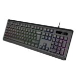 VIDA GAMER 4-in-1 Wired Gaming Keyboard Mouse Headset Mat Kit, RGB, UK English, Black