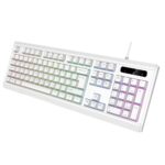 VIDA GAMER 4-in-1 Wired RGB Gaming Keyboard, Mouse, Headset & Mouse Mat Kit - White