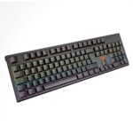 VIDA MAGNA RGB USB Gaming Keyboard with Magnetic-Mechanical Outemu Peach Silent Switches, UK English QWERTY, Black